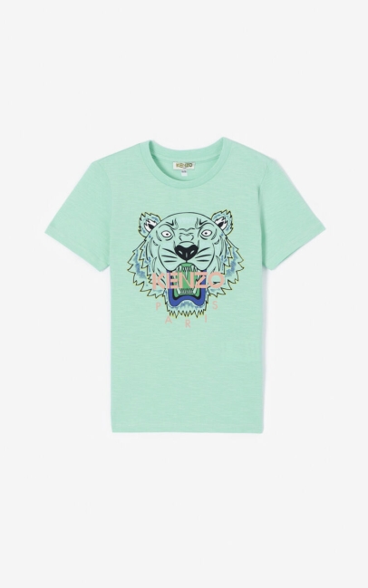 Kenzo Kids Tiger T-shirt Mint